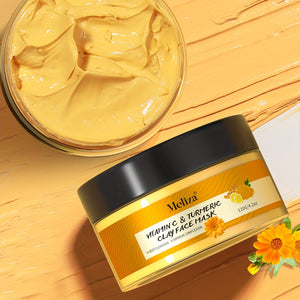Meliza Vitamin C & Turmeric Clay Face Mask – 120g (4.2 oz)