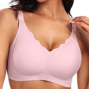Women's Push Up Soft Bra Removable Padded Non Wired Bra Comfort Seamless Full Coverage Everyday Bra Underwear For Women
