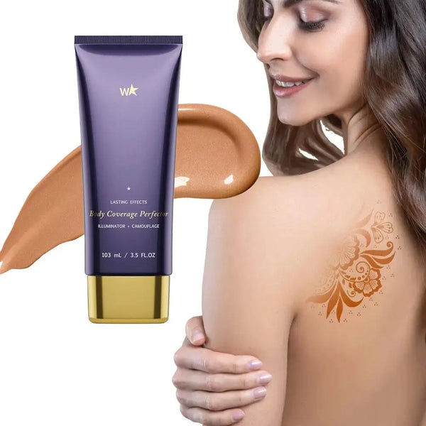 Body Tattoo Concealer Curing Cream Full Coverage Waterproof Leg And Body Cover Makeup Liquid Colour Corrector Skin Make Up