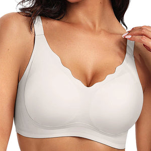 Women's Push Up Soft Bra Removable Padded Non Wired Bra Comfort Seamless Full Coverage Everyday Bra Underwear For Women